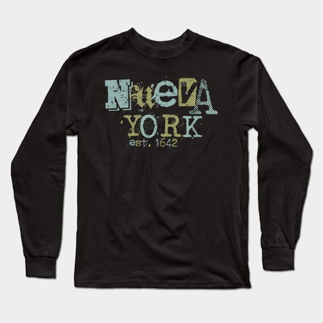 Nueva York 1642 7.0 Long Sleeve T-Shirt by 2 souls